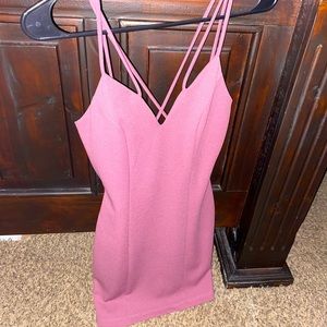 Mauve Windsor mini dress